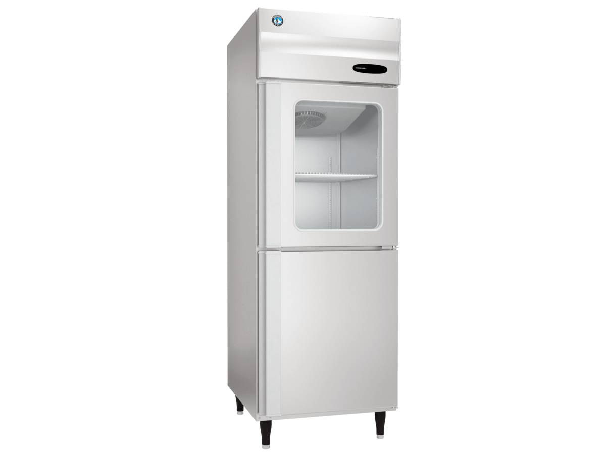 Hoshizaki Ss Two Door Vertical Chiller With One Glass Door