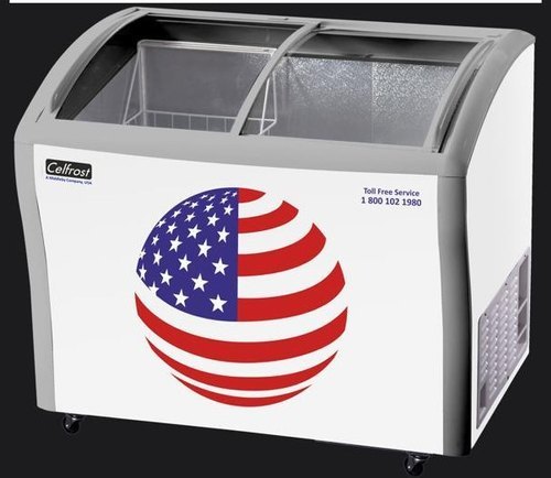 Celfrost Curved Glass Top Freezer 300l