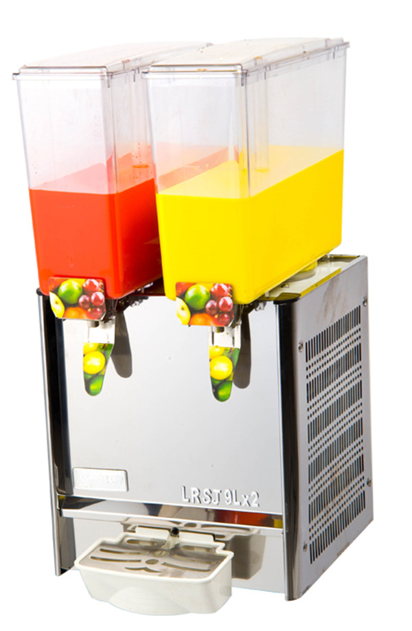 Juice Dispenser Refrigerated Two Jar