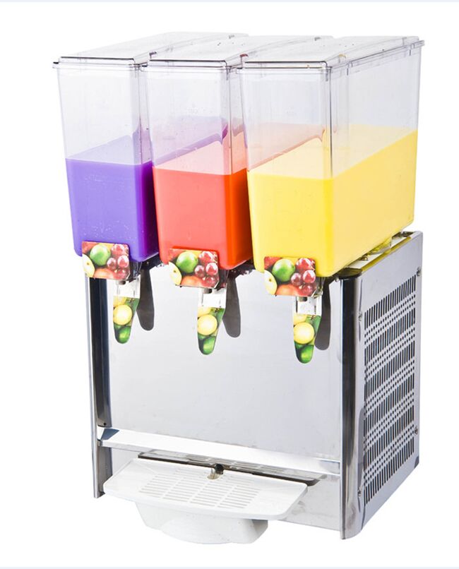 Juice Dispenser Refrigerated Three Jar