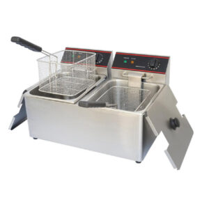 Electric Deep Fryer Double 6+6 Litre