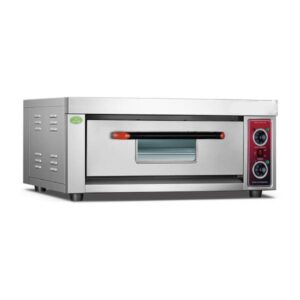 Electric Pizza Oven Stone Base Single Door: Single Layer Full Steel Body