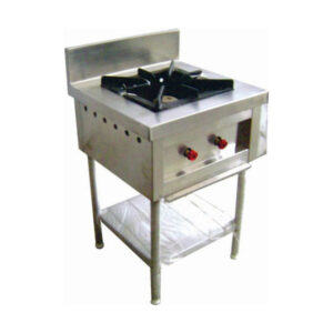 Single Burner Gas Range With Splash-back