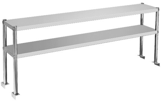 Ss Twin Over-head Shelf: 6ft