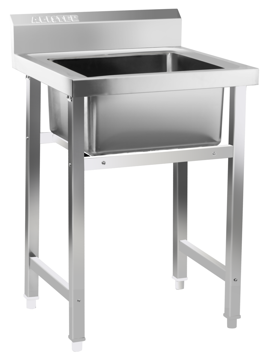 Ss Single Sink Unit With Splash-back