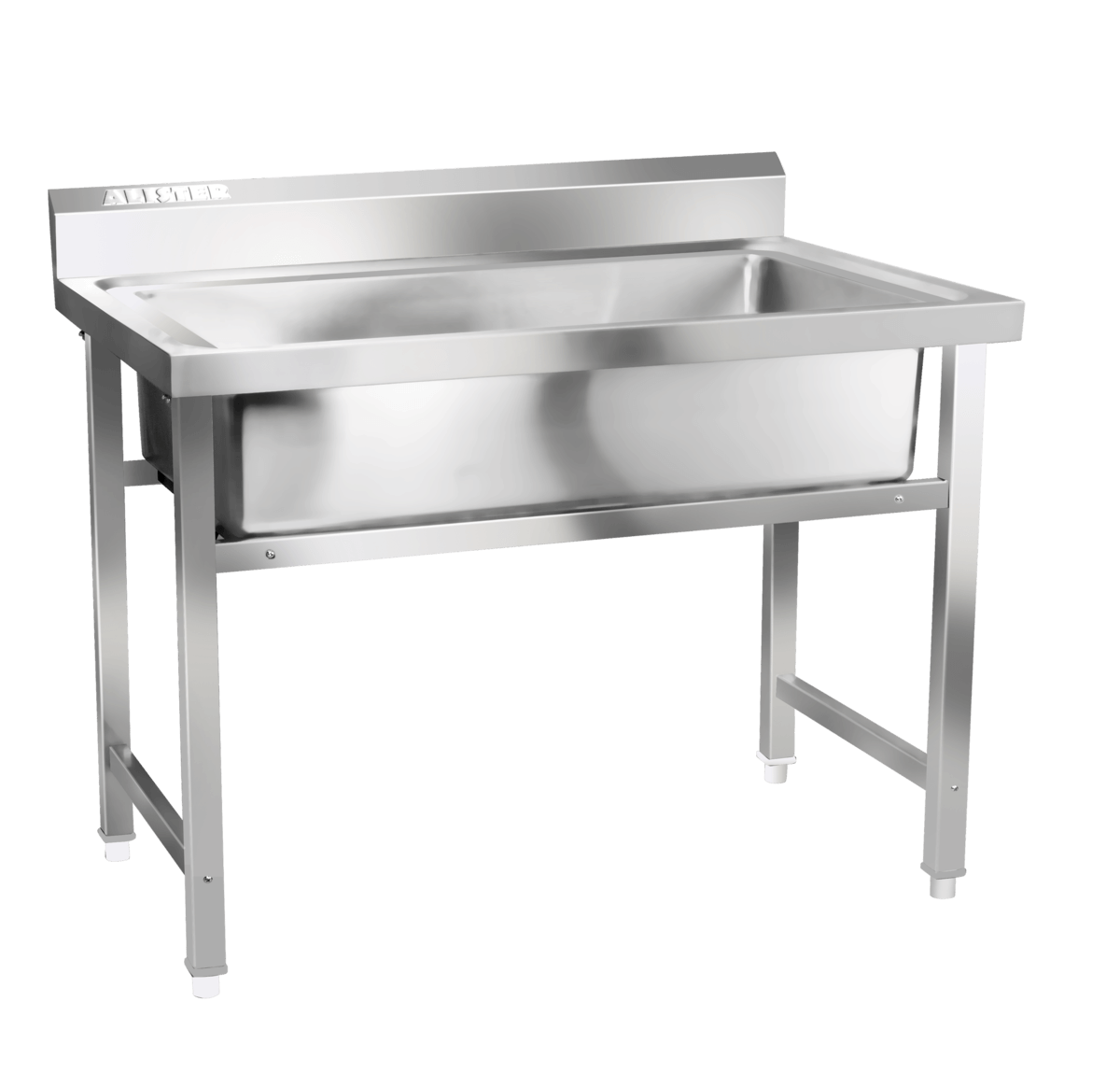 Ss Jumbo Pot Sink With Splash-back